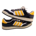 thumbnail image 1 of Adi-das Shoe Mens 10 Rare 467972 Centennial Lo Black/Yellow Leather Original Box, 1 of 6