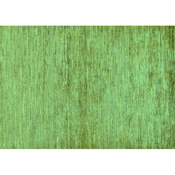 Ahgly Company Indoor Rectangle Abstract Turquoise Blue Modern Area Rugs, 5' x 8'