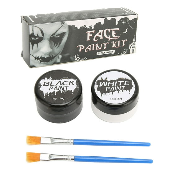 Face Body Paint, Skeleton Cosmetic Face Painting Kit Professional For Halloween