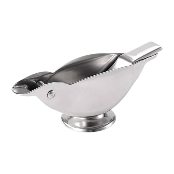 Exprimidor de limón manual, exprimidor de jugo manual, herramienta manual de acero inoxidable, forma única de pájaro, fácil de limpiar, adecuado para