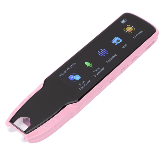 Language Translator Pen, Button Touch Scan Reader Pen Offline Scanning Support 112 Languages, Rechargeable Scan Reader Pen for Dyslexia Travel Business