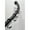 Black, variant on iDesign Curved Shower Curtain Rod, 41 - 72", Matte Black
