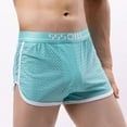 thumbnail image 3 of Sexy Men Ice Silk Seamless Boxer Briefs Pouch Underwear Shorts Trunks Underpants, 3 of 11