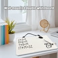thumbnail image 5 of Double Sided Magnetic Whiteboard, Dry Erase Board with Magnets for Wall Office Home, Memo Board Calendar Planner Drawing(Gray), 5 of 6
