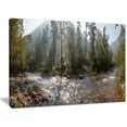 thumbnail image 2 of Designart - Mountain River Panorama - Large landscape Canvas Art Print, 2 of 4
