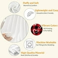 thumbnail image 3 of leyai Valentines Day Baby Throw Blanket Small Red Plaid Love Heart Blanket Pet Toddler Swaddle Crib Wedding Gift Soft Cozy Lightweight Fuzzy Plush Fleece Blankets and Throws 30x40, 3 of 6