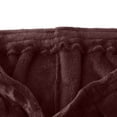 thumbnail image 6 of Men's Fleece Pajama Pants Comfy Flannel Elastic Waist PJ Bottoms Classic Solid Color Lounge Pants with Pockets, 6 of 6