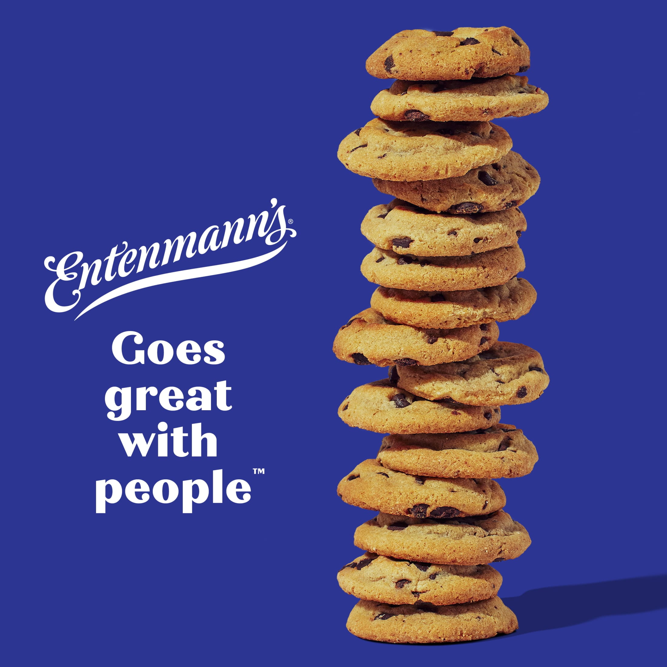 (2 pack) Entenmann's Soft-Baked Chocolate Chip Cookies, 12 oz, Cookies, Box