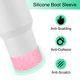 thumbnail image 3 of Funda protectora de bota de silicona de 2 piezas para la parte inferior de botellas de agua de 30-40 oz para vaso rosa, 3 of 6