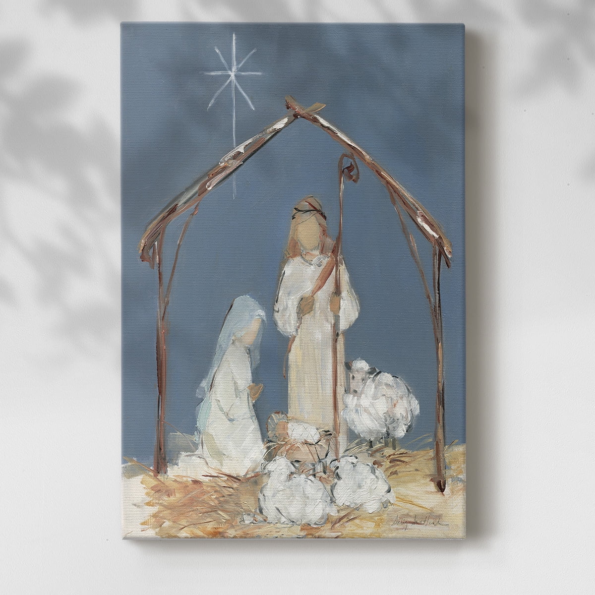 Twilight Nativity Prayer- Gallery Wrapped Canvas