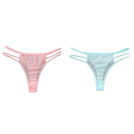 2-Pack Womens Underwear For Bikini Panties Soft Hipster Panty Ladies Briefs Fart Underwear Pads Support Underwear for Women Womens Underwear Bikini Mesh Thong Panties plus Size Thongs Variety