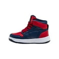 thumbnail image 3 of Beverly Hills Polo Club Boys High Top Canvas Sneakers, Navy, Size: 3, 3 of 5