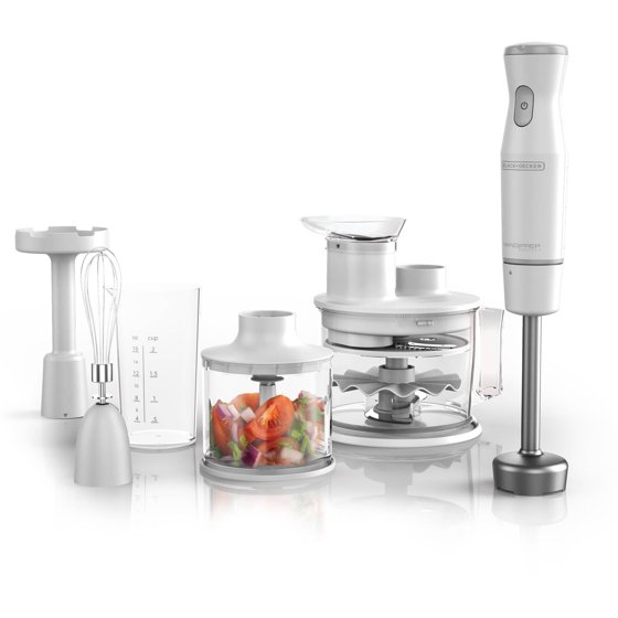BLACK+DECKER Handheld Immersion Blender & Food Processor, HB5500W