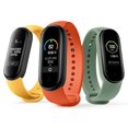 thumbnail image 2 of For Xiaomi Band Mi 5 Solid-Color Silicone Watch Band, Length: 24.5cm(Black), 2 of 5