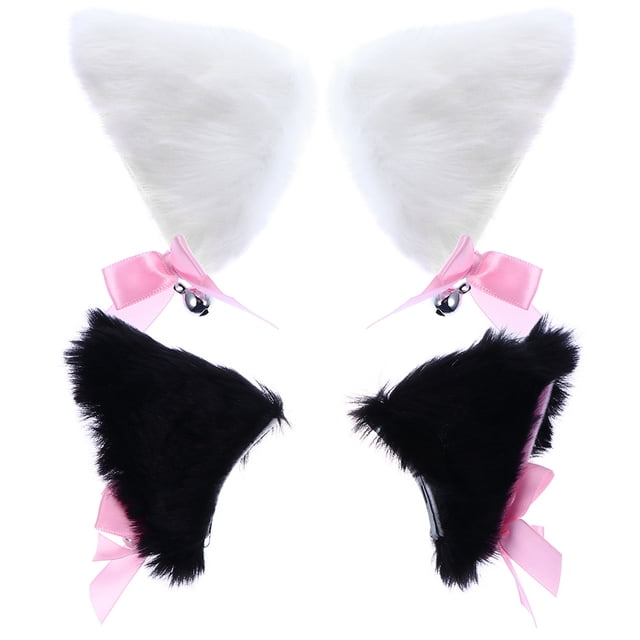 2 Paires de Pinces à Cheveux Animaux, Barrettes à Cheveux Cosplay, Accessoires pour Cheveux
