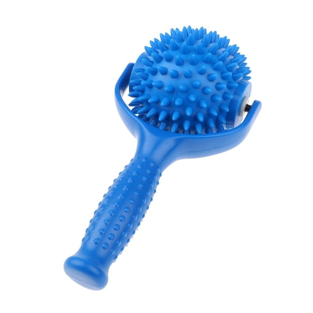 de - ador de Hombros, Cuello Y Cuerpo Puntiagudos, de Rodillo de Tejido para La Liberación de Puntos de Activación Mio - Azul + azul Macarena Masaje Spiky Ball