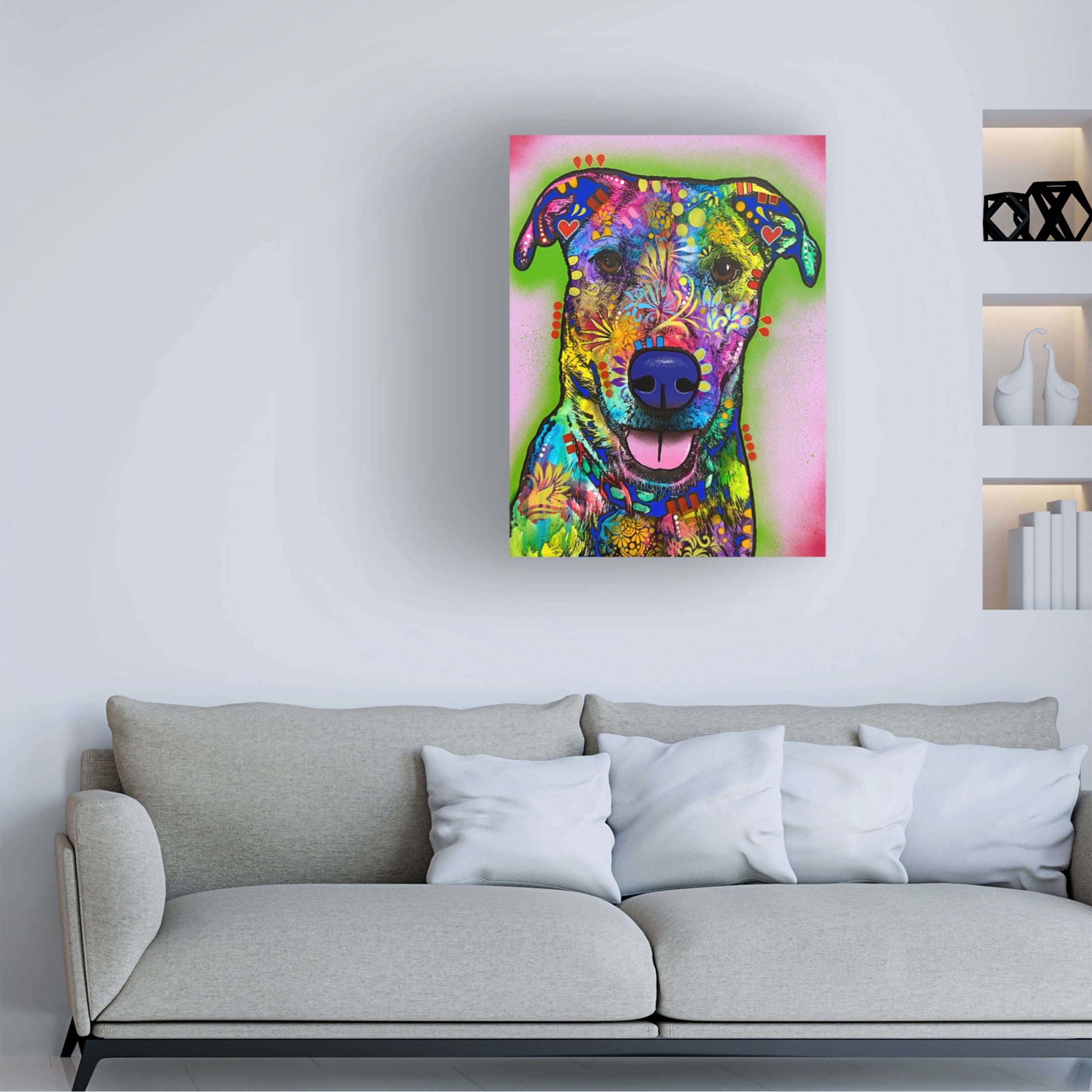 Canvas Wall Art - Dean Russo 'I Like You A Lot' Wall Art for Living Room, Bedroom, or Office Décor by Trademark Fine Art - 35 x 47 Inches