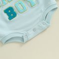 thumbnail image 6 of Bagilaanoe Newborn Baby Girl Boy Oversized Romper Sweatshirt Long Sleeve Bodysuits Letter Embroidery Pullover 3M 6M 12M 18M Infant Casual Tee Tops, 6 of 7