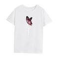 thumbnail image 3 of Camiseta de verano para mujer, cuello redondo, cuello redondo, para vacaciones, deportes de playa SG, 3 of 7