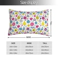 thumbnail image 2 of Kdxio Cotton Pillow Cases 20"x30" Pillowcases,Soft and Breathable Bedroom Pillow Cases-Doodle Fruits, 2 of 8