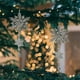 thumbnail image 4 of Colgantes De Plástico Adornos de copos de nieve de plástico blanco para árbol de Navidad y decoración de ventanas, 28,5 Rkxzt, 4 of 8