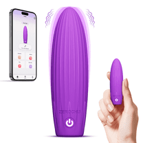Bullet Vibrator Sex Toys Mini Adult Vibrators for Women and Men App Remote Control with 10 Vibrating Modes Liquid Silicone Finger Massager Wand