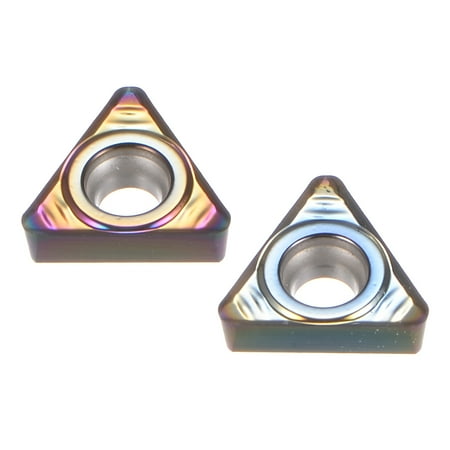 

Uxcell Carbide Turning Inserts TCGT090208-AK CNC Lathe Indexable for GTDER Series Holder 2packs