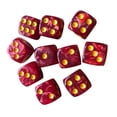 thumbnail image 2 of 10 Uds 16mm juego de mesa dados esquina redonda 6 caras Bar Pub juegos dados (rojo) Ndcxsfigh Nuevos Originales, 2 of 6