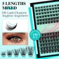 thumbnail image 2 of Grupos de extensiones de pestañas AMZGIRL Midnight, 144 unidades, 2 of 6