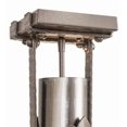 thumbnail image 2 of Meyda Tiffany 198083 Iron Mountain 8" Wide Semi-Flush Ceiling Fixture - Stainless Steel, 2 of 7
