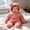 Pink, variant on kids Bear‑Ear Hooded Fleece Footed Onesie Full‑Zip Warm Daily Wear Jumpsuit Dark Gray 3-9 Months