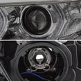 thumbnail image 3 of AKKON - For BMW F30 3-Series 4 Doors Sedan Smoked Lens Factory Halogen Type Dual U-LED Ring Projector Headlights, 3 of 7