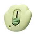 thumbnail image 2 of Portable Knife, Gaqring Mini Cute Retractable Safety Tool, ABS Plastic SK5 Blade Keychain Craft Scissors for Unboxing DIY, Green, 2 of 5