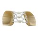 thumbnail image 4 of Womens Beads Pearls Magic Elastic Hair Clips Stretchy Double Hair Combs, 4 of 5