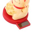 thumbnail image 3 of Suodoka Solar Powered Lucky Cat Rotating Base Fortune Cat Statue for Car Dashboard Checkstand Desktop Decoration Yellow 3 inches / 7.7 cm[cite: 1], 3 of 4