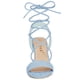 thumbnail image 2 of Sandalias de Tacón Alto Allegra K con cordones Talón Abierto Azul 37.5, 2 of 6