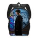 thumbnail image 1 of Mochila Wednesday Addams para niños, Nevermore Academy, bolsa de jardín de infantes para niñas, bolsas de pañales para niños pequeños, bolsas de regalo para jardín de infantes hola suerte  unisex, 1 of 1