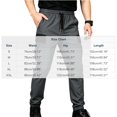 thumbnail image 2 of Zpanxa Mens Jogger Pants Nylon Tactical Cargo Jogger Pants with Drawstring Waist and Multi Pockets, 2 of 8