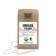 Boulder Organic Indian Peaks Organic & Fair Trade Whole Bean Coffee, Dark Roast, 12 oz Bag, Caffeinated