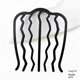 thumbnail image 1 of Pinza para horquilla para el cabello, peines laterales de metal para el cabello, horquilla para moño Updo, pinza para el cabello de aleación con dientes en forma de U, accesorios para herram, 1 of 5