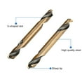 thumbnail image 6 of Kripyery 10Pcs High Hardness Twist Drill Bit Different Specifications Wear-resistant Punch Tools Double-head Drill Bit for Bench Drills, 6 of 8