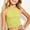 Yellow, variant on WAVSUF Girls Cami Tank Tops Crew Neck Sleeveless Lightweight Summer Casual Trendy Crop Tee Yellow Size 7-8