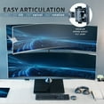 thumbnail image 5 of VIVO Pneumatic Dual Ultrawide Monitor Desk Stand, Up to 49 inch Computer Screens, 5 of 8