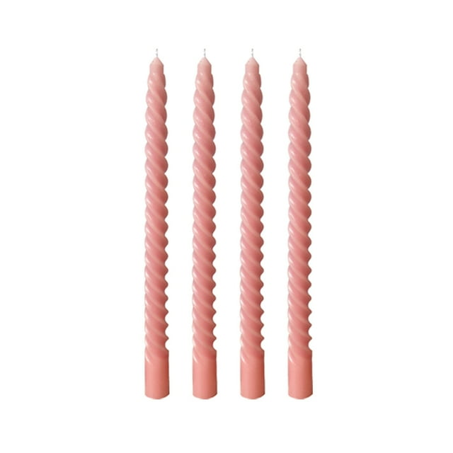 C Long Thread Candles For Wedding Banquet Party Decoration Unscented Mixed Wax Taper Candles 4 Pack 9.84 Inch