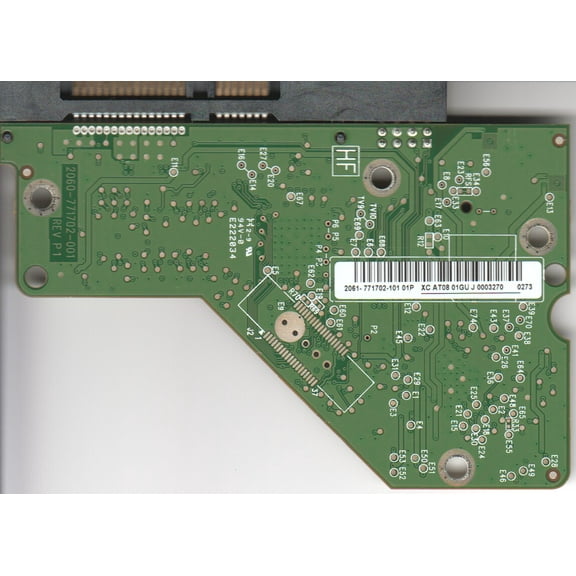 WD1003FBYX-70Y7B0, 2061-771702-101 01P, WD SATA 3.5 PCB