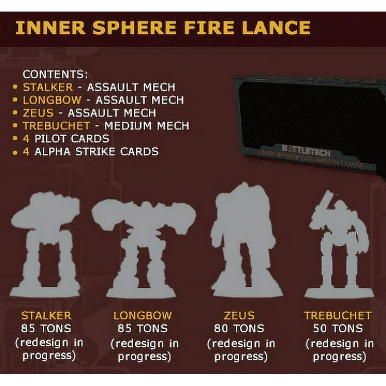 BattleTech: Miniature Force Pack - Inner Sphere Fire Lance - Recess Games  LLC