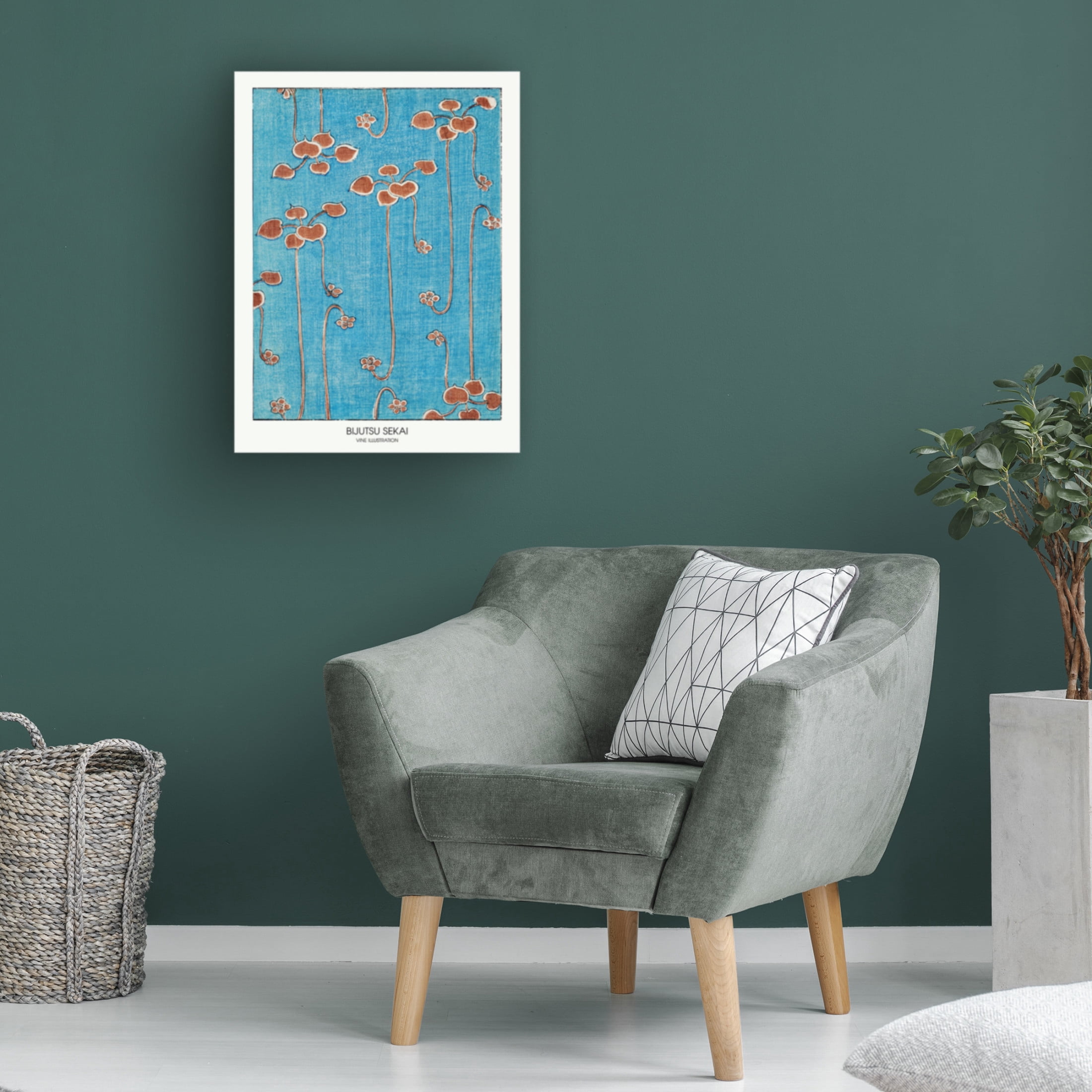 Trademark Fine Art Pictufy Vine Illustration Canvas Wall Art