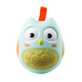 thumbnail image 1 of Animal Tumbler Baby Sonajeros Juguetes para Forma de Rolling Eyes Juguetes con campana Verde perfke Juguete Roly-Poly Sonajero, 1 of 9