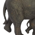 thumbnail image 6 of 20" x 13" Gray Polystone Elephant Sculpture, by DecMode, 6 of 12