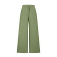 thumbnail image 4 of Women's Elastic Waist Sports Pants with Drawstring and Pockets for Active Lifestyle, 4 of 9